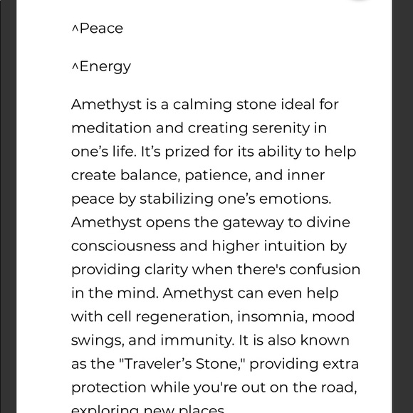 Amethyst Crystal Stone Lotus Flower Necklace - Picture 2 of 6